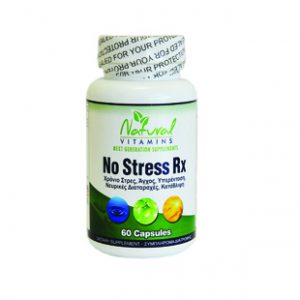 Natural vitamins No stress rx supplement