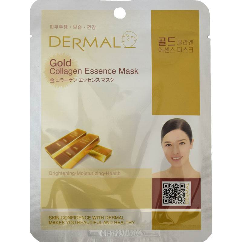 Gold Μάσκα Προσώπου Dermal 23g