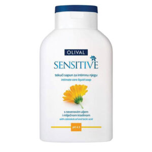 Natural Sensitive Intimate Care Liquid Soap for Woman and Men Φυσικό Σαπούνι για την Ευαίσθητη Περιοχή Olival 250ml