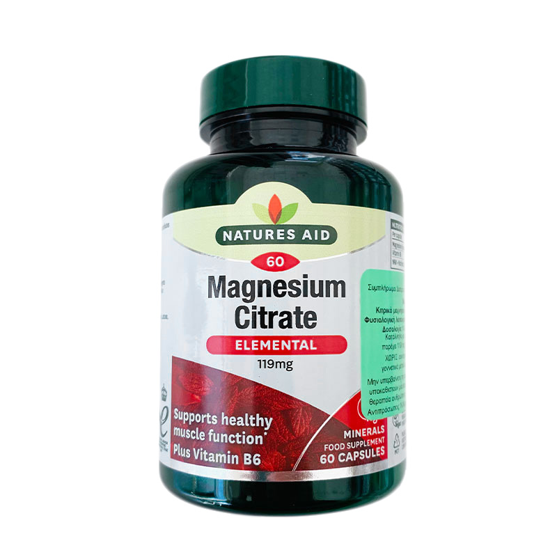 Natures Aid Magnesium Citrate 60caps