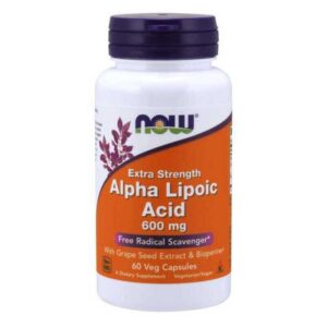 Now Foods Alpha Lipoic Acid 600mg 60 κάψουλες