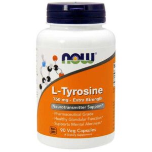 Now Foods L Tyrosine 750mg 90 κάψουλες