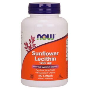 Now Foods Sunflower Lecithin 1200mg 100 μαλακές κάψουλες