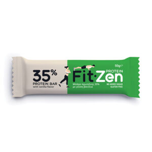 Fit-Zen Μπάρα με 35% Πρωτεΐνη και Γεύση Βανίλια Naturals 50 γραμμάρια
