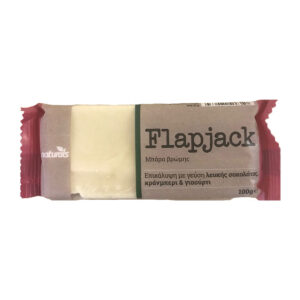Flapjack Mπάρα βρώμης με επικάλυψη γεύση λευκής σοκολάτας