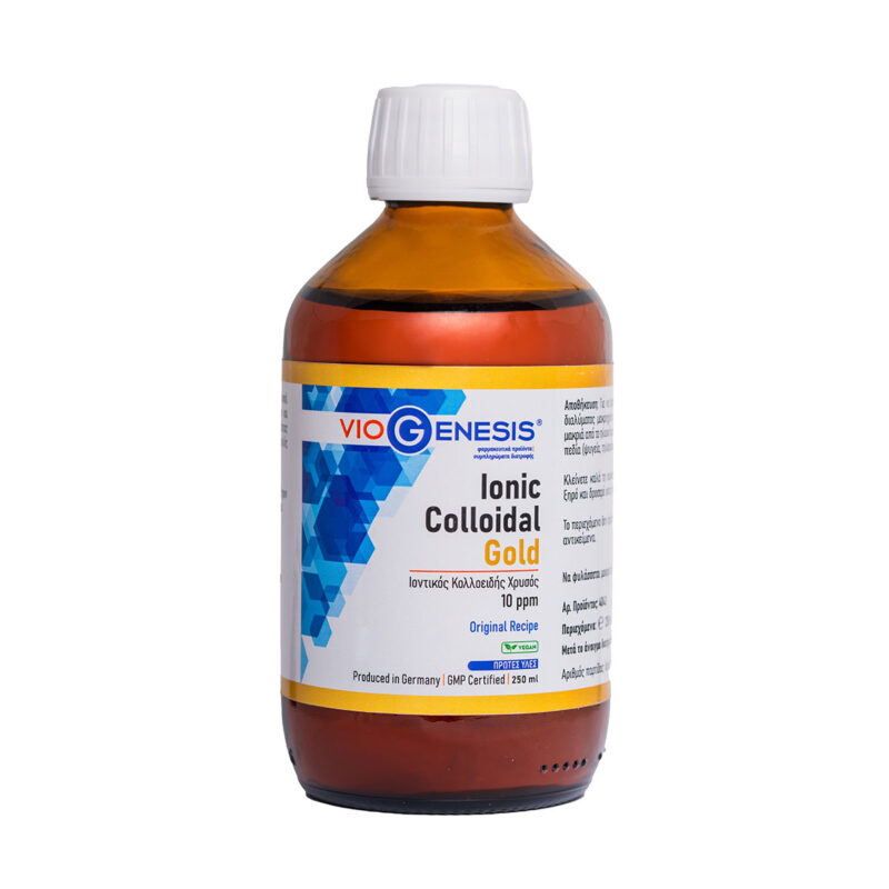 Ionic Colloidal Gold 10ppm Viogenesis 250mL