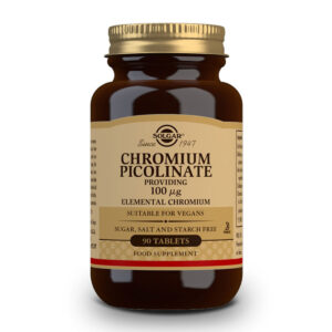 Vegan Chromium Picolinate 100mcg Solgar 90 ταμπλέτες