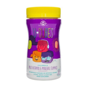 Vegan U-Cubes Children's Multivitamin and Mineral Gummies Solgar 60 ζελεδάκια συστατικά