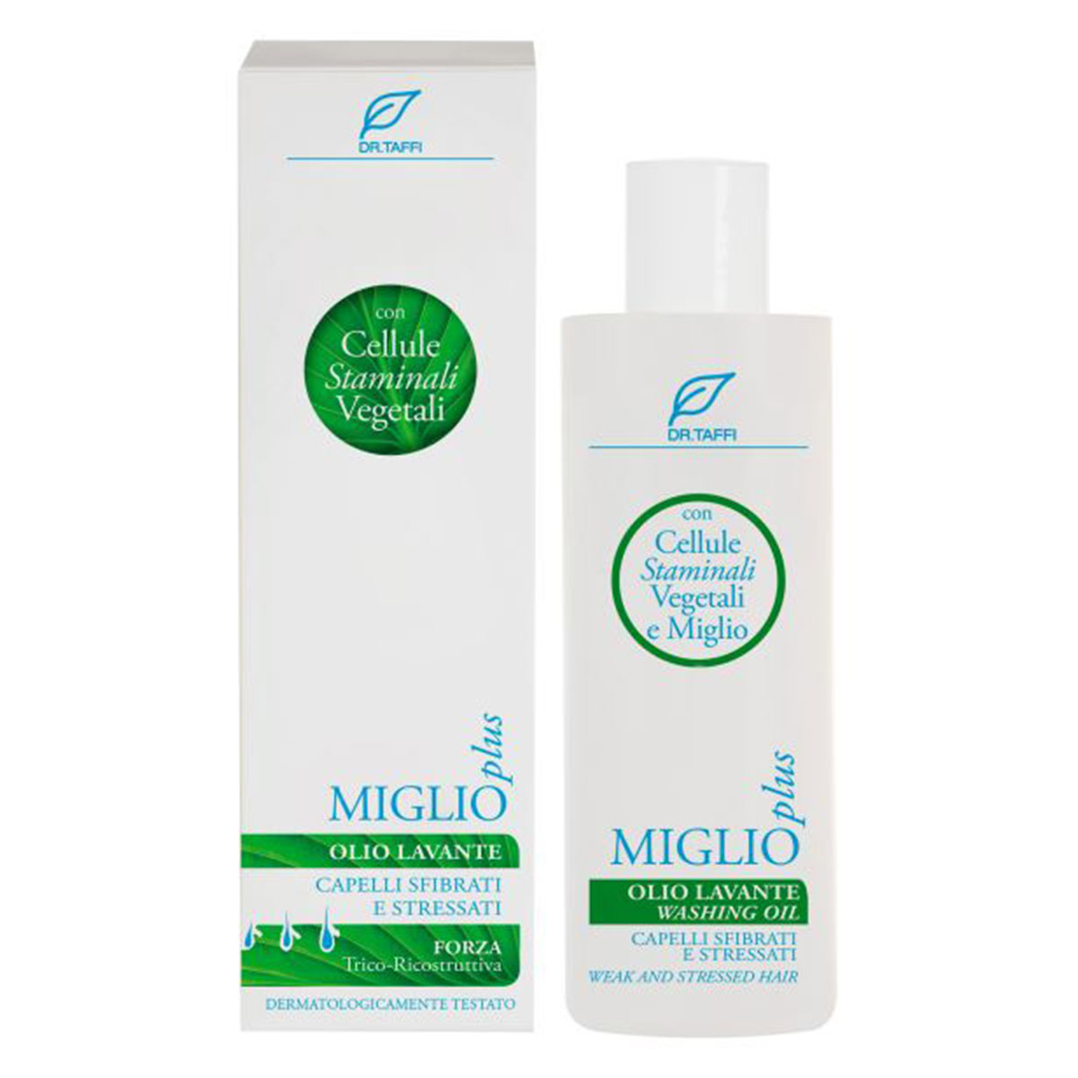 Vegan Washing Oil για αδύναμα και στρεσαρισμένα μαλλιά Miglio plus Dr. Taffi 200mL