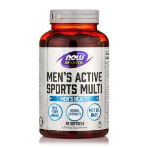 Men's Active Sports Multi Now Foods 90 μαλακές κάψουλες