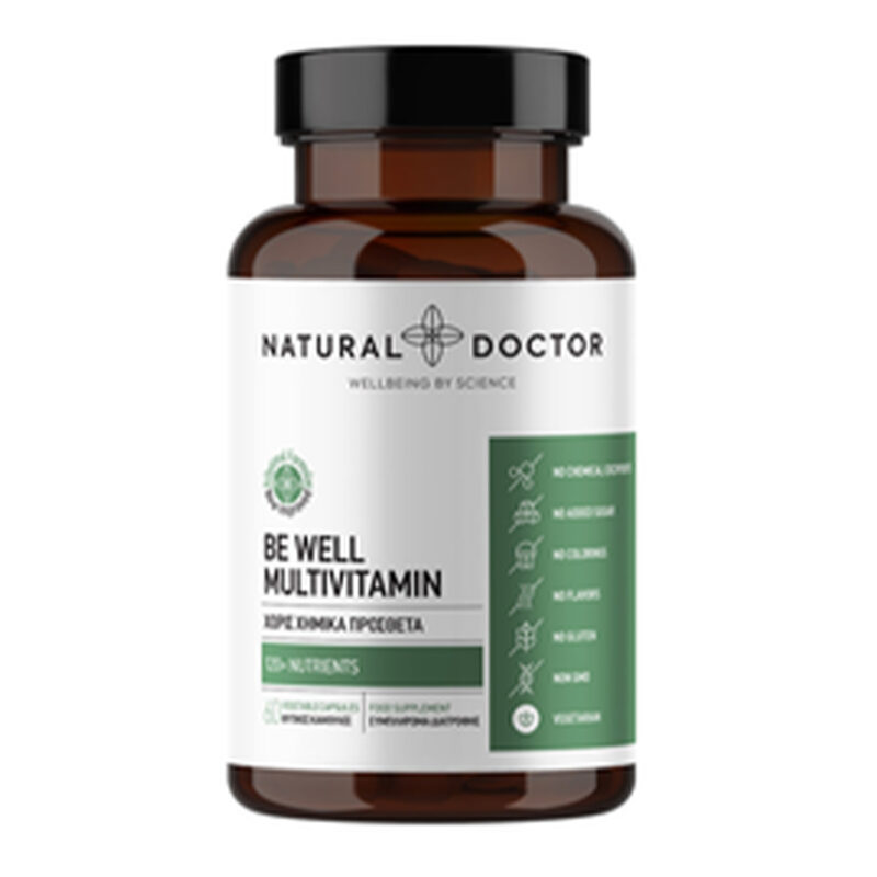Be Well Multivitamin Πολυβιταμίνη Natural Doctor 60 κάψουλες ...