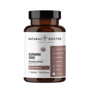 Glutamine Sport Συμπλήρωμα Διατροφής με L-Glutamine Natural Doctor 120 Φυτικές Κάψουλες