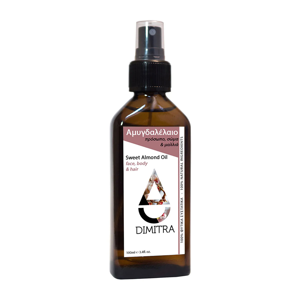 Vegan Αμυγδαλέλαιο Dimitra 100ml