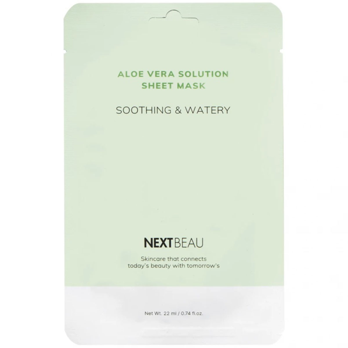 Μάσκα Προσώπου με Αλόη Βέρα NEXTBEAU 22mL